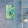 thumbnail image 5 of Epic Art 'Elegant Blue Floral II' by Silvia Vassileva, Acrylic Glass Wall Art, 16"x24", 5 of 10