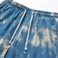thumbnail image 7 of Tie Dye Shorts for Men 2026 Summer Casual Elastic Waist Straight Leg Relaxed Fit Beach Shorts with Pockets, 7 of 7