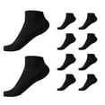 thumbnail image 1 of Thermal Socks 10pcs Short Cotton Socks Solid Color Simple Design, 1 of 6