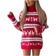 thumbnail image 1 of Vestidos de Navidad Para Mujer Vestido de Punto de Manga Larga Con Cuello Redondo Suelto Odeerbi ODB186775, 1 of 7
