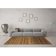 thumbnail image 3 of Ahgly Company Indoor Rectangle Abstract Brown Modern Area Rugs, 8' x 10', 3 of 4