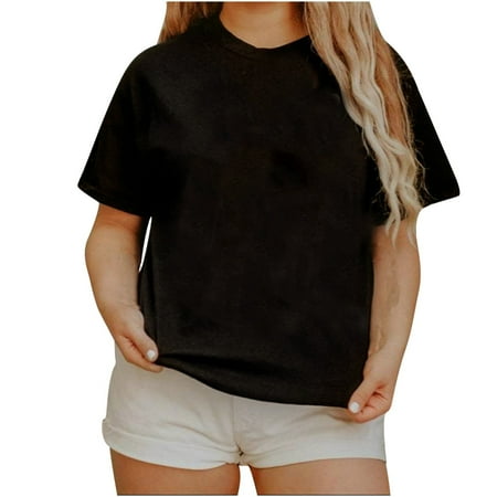 

Up To 35% Off Beauty Juebong Vintage Country Music Oversized Shirt Women Short Sleeve Crewneck Pullover Tops Casual Print Shirts Casual Black Blouses