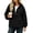 Black,#015, variant on Womens Softshell Waterproof Jackets With Hooded Long Sleeve Pullover,XL
