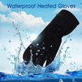 thumbnail image 5 of Guantes calefactables, guantes calefactables eléctricos para hombres y mujeres, guantes térmicos con 3 configuraciones de calor, guantes de invierno calefactables para ciclismo, motociclismo, esquí,, 5 of 5
