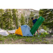 Klymit Static V Long Sleeping Pad, Inflatable Lightweight Camping Air Mattress for Backpacking, Hiking & Outdoor Comfort, Green