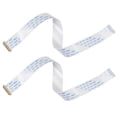 thumbnail image 1 of Unique Bargains FFC Cable 0.5mm Pitch 30 Pin 250mm Flat Ribbon Cable for LCD Screen B Type, 2 Pack, 1 of 6