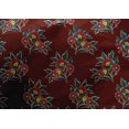 thumbnail image 4 of oneOone Cotton Silk Fabric Leaves & Floral Block Printed Craft Fabric BTY 42 Inch Wide, 4 of 4