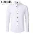 thumbnail image 1 of Camisas de negocios, camisas de hombre, mangas largas elásticas, corte regular, camisas casuales, 1 of 5