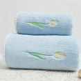 thumbnail image 1 of Coral Velvet Towel Towel Cover Towel Baby And Children's Soft Absorbent Flower For Home Use, 1 of 8