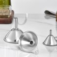 thumbnail image 4 of VALINK 3 Pcs/Set Stainless Steel Funnels Liquid Oil Powder Dispenser Home Kitchen Gadgets, 4 of 6