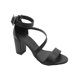 thumbnail image 1 of Sandalia con tacón Exterior Piel Vegana Color Negro Para Mujer, 1 of 3