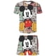 thumbnail image 1 of Conjuntos de ropa de niña de Mickey Mouse de Disney, nuevas camisetas de verano + pantalones cortos, trajes, ropa, disfraces de dibujos animados, trajes de 1 a 14 años, 5T Gao Jinjia LED, 1 of 2