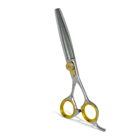 UPC: 0701698575985 | Sharf Pet Thinning Shears Gold Touch 7  46-Tooth Professional Dog Grooming Scissors  Slim Pointed Tip Shear  Sharp 440c Japanese Stainless Steel Dog Thinning Scissors.