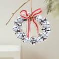 thumbnail image 6 of Uuiauoio Christmas Iron Jingle Bell Wreath Ornament Christmas Hanging Wreath for Christmas Indoor Outdoor Wall Decor ,Christmas Tree And Window Belles Wreath Hanging Decoration, 6 of 6