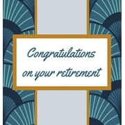 LULU AND BELL Retirement Guest Book with lined pages (hardback) (Hardcover)