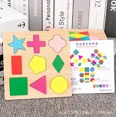 thumbnail image 4 of Jigsaw Board Wood Puzzle Kid Creative Diy Toy Tangram Color Puzzle Model Puzzle Fold Magic Puzzle Fidget Iq Puzzle Light Toys For Kid Puzzle 1000 Pieces Christmas Gift, 4 of 6