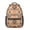 Geometric Diamond Orange, variant on Geometric Triangle Brown Pattern Backpack for School, Cute School Bag with Adjustable Shoulder Straps and Padded Back, 15.3"x11"x6.7"