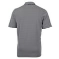 thumbnail image 3 of Men's Cutter & Buck Black Atlanta Falcons Throwback Logo Virtue Eco Pique Stripe Recycled Polo, 3 of 3