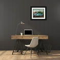 thumbnail image 3 of Medley, Elizabeth 32x26 Black Ornate Wood Framed with Double Matting Museum Art Print Titled - Blue Truck and Tree I, 3 of 4