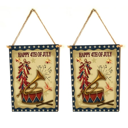 

Toma Independence Day Board Decor Creative Festival Decors 4th July Pendant July Scene Adornment for Home Living Room Bedroom Study JM01428