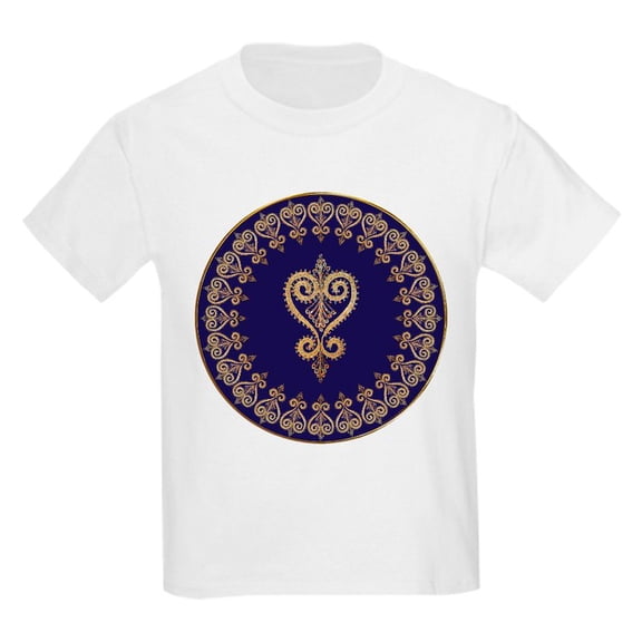 CafePress - Armenian Heart Mandala Kids Light T Shirt - Light T-Shirt Kids XS-XL