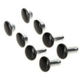 thumbnail image 1 of Leather Rivets, Rust Prevention Double Sided Rivets Plating Process  for Clothing Glossy Black,Matte Black, 1 of 8