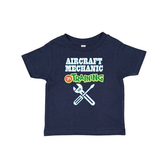 Inktastic Aircraft Mechanic in Training Future Occupation Boys or Girls Baby T-Shirt