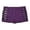 Purple, variant on QHFBli Women's Cut Out Mid Rise Boyshort Panties Solid Plain Criss Cross Seamless Underwear Summer Low Rise Control Boyleg Shorts With Geometric Cutout Grey M