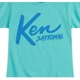 thumbnail image 3 of Barbie - Kensational - Girls Fitted Short Sleeve Graphic T-Shirt, 3 of 5