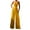 Yellow, variant on Riforla Summer Elegant Suspenders V Neck Playsuits Women Fashion Sleeveless Backless Temperament Jumpsuit Loose Wide Leg Trousers Romper Summer Jumpsuits Mint Green XXXL