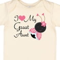 thumbnail image 4 of Inktastic I Love My Great Aunt Girls Baby Bodysuit, 4 of 5