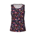 thumbnail image 4 of Lsque Dancing Skeletons Floral Garden Printed Workout Tank Tops for Women, Athletic Sports Tank Tops, Compression Sleeveless Dry Fit Shirts,Sleeveless Yoga Shirt-Small, 4 of 9