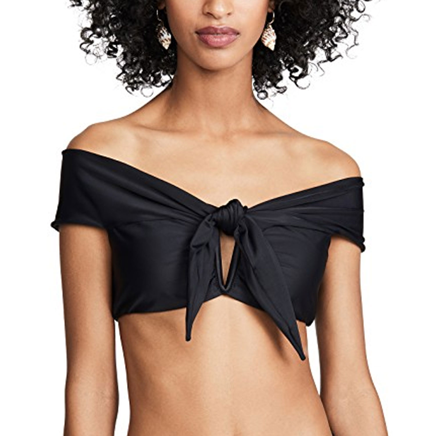 off the shoulder swim top