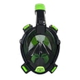 thumbnail image 2 of Dolfino Frontier Adult Full Face Snorkel Mask, Green, Large/Extra Large, 2 of 3