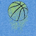 thumbnail image 2 of Boy's Lost Gods Basketball Pixel Art Performance Graphic Tee Royal Blue Heather Large, 2 of 4