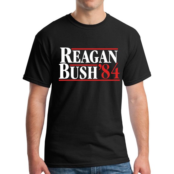 Reagan Bush 1984 Republican Presidential Election GOP T-Shirt