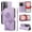 Purple, variant on Flip Phone Case for OPPO Realme Note 70, Kickstand and 3 Card Slots, Shockproof and Scratch Resistant, Red