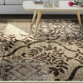 thumbnail image 5 of Superior Bristol 4' x 6' Indoor Area Rug, Abstract Damask Rugs for Living Room Bedroom, Beige-Brown, 5 of 5