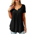 thumbnail image 5 of GRNSHTS Women's Loose T-Shirt Short Sleeve Casual Tops Blouse Tee Plus Size, 5 of 5