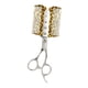 thumbnail image 3 of Tijeras de peluquería, Tijeras para cortar el cabello, Peine de corte Herramienta de corte de cabello de mano Peine Peluquería, estilo D, 3 of 9