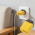 thumbnail image 4 of USB Wall Charger Plug UK PD Fast Charging Multi Port Adapter Type C 3 USB Ports Safe Protection Compact Travel Charger for home office business travel devices, 4 of 6