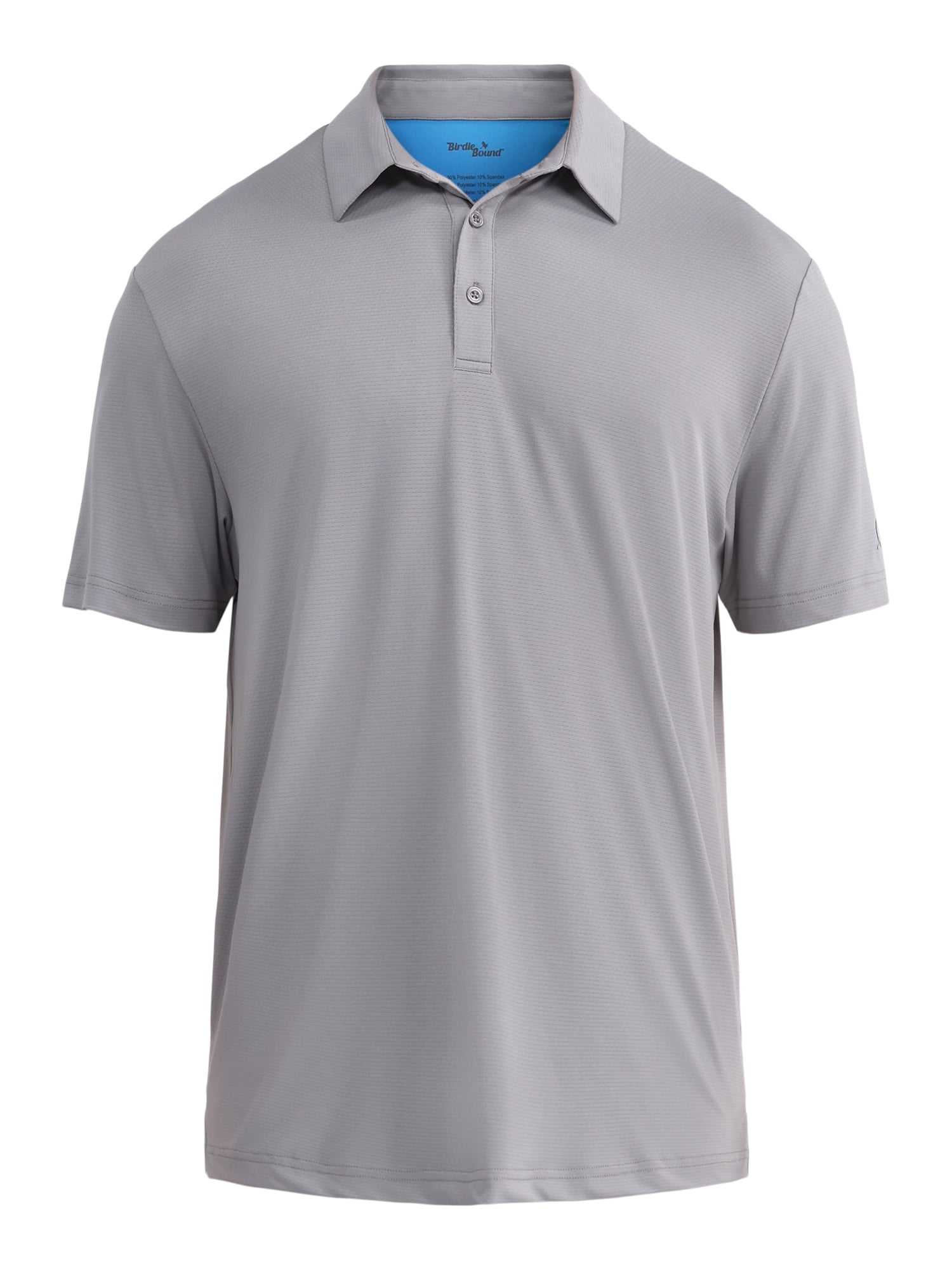 Birdie Bound Men's and Big Men’s Textured Stripe Golf Polo Shirt, Sizes XS to 5XL