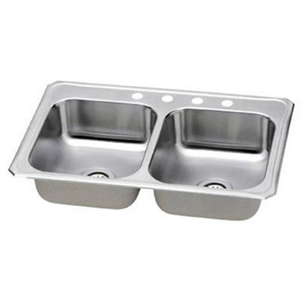 33 x 22 x 7Inch StainlessSteel Satin Kitchen Sink