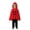 Red, variant on Gunia Kids Ghost Hooded Cape For Boys Girls 2 Piece Halloween Costumes Cloak Cute Party Dress Up Outfits Poncho,Size 1-9 Years