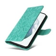 thumbnail image 4 of for Samsung Galaxy S21 Plus Case,Premium PU Leather Wallet Case Sunflower Embossed with Wrist Strap Card Slots and Kickstand Flip Cover for Samsung Galaxy S21 Plus 6.7 inch,Green, 4 of 10