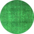 thumbnail image 1 of Ahgly Company Indoor Round Persian Green Bohemian Area Rugs, 7' Round, 1 of 1