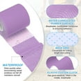 thumbnail image 3 of Uxcell 5.5 Yard x 3 Inch Kinesiology Tape, Adhesive Cotton Sports Muscle Support Tapes Waterproof Elastic Tape Purple 3 Roll, 3 of 7