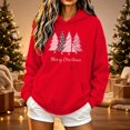 thumbnail image 3 of ThriftyPlait Women's Trendy Christmas Hoodie Pullover Warm Loose Fit Holiday Kangaroo Pocket Sweatshirt Long Sleeve Casual Shirt, 3 of 6