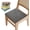 J1, variant on Memory Foam Square Seat Cushion 12x12/15x15/17x17/19x19in for Kitchen, Dining, Office Chairs, or Car, Non Slip Square Chair Cushion Chairs Pads with Removable Cover(J6,12x12in)