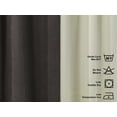 thumbnail image 2 of 3S Brother's Solid Combined Mix and Match 4 Panels Curtains with 2 Color Combination Velvet Look Hanging Back Tap & Rod Pocket Bedroom Office Windows Luxury Home Decoration 28"x95" Cream-Grey, 2 of 7
